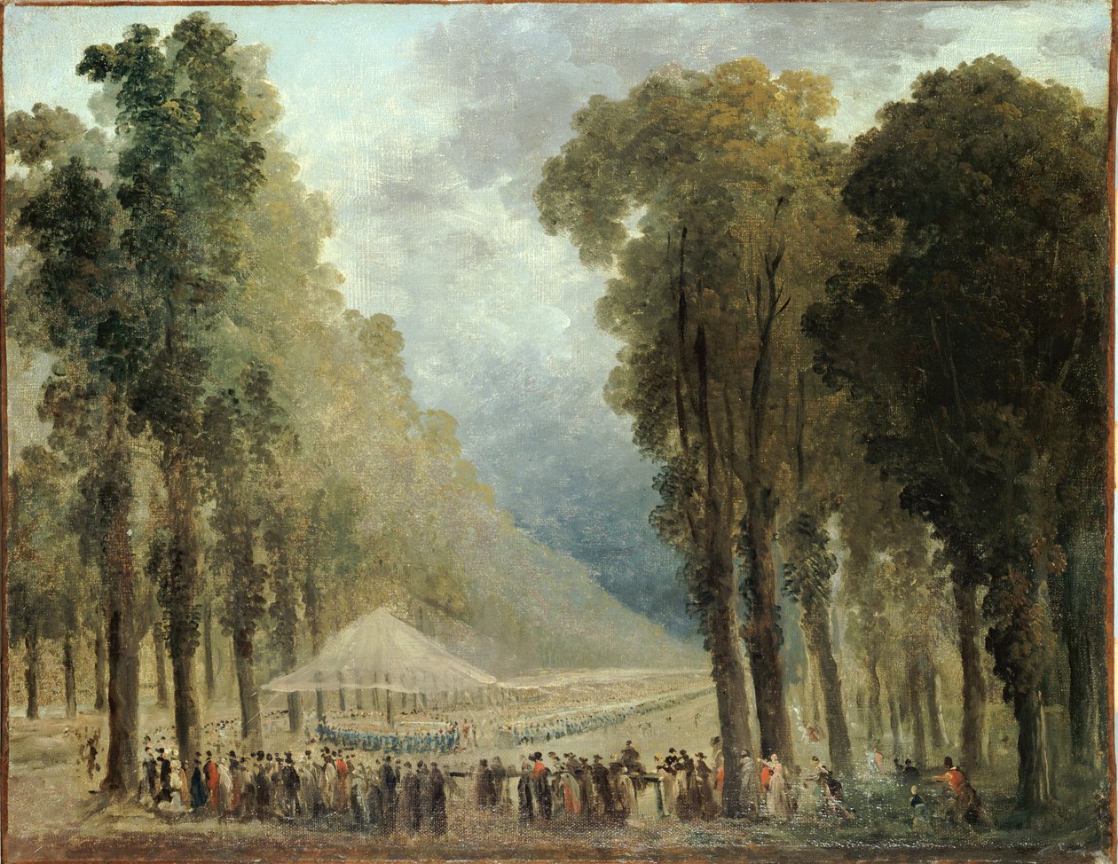 Bankiet Żołnierzy autorstwa Hubert Robert