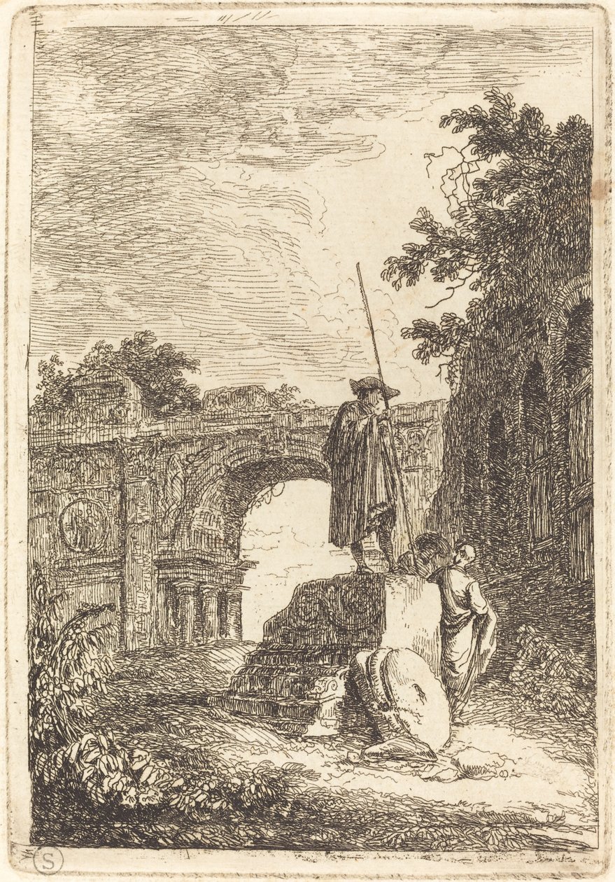Łuk Triumfalny autorstwa Hubert Robert