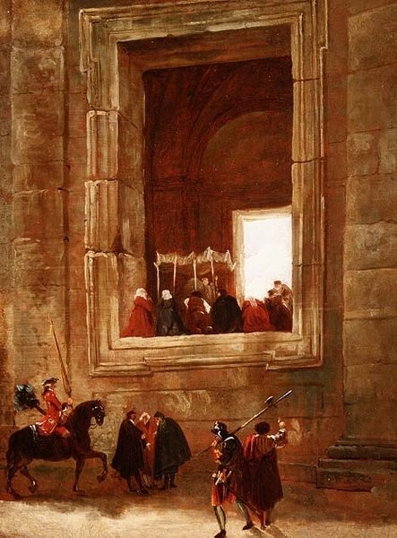 Watykan, Rzym autorstwa Hubert Robert