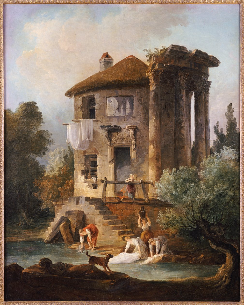Nieznany obraz autorstwa Hubert Robert