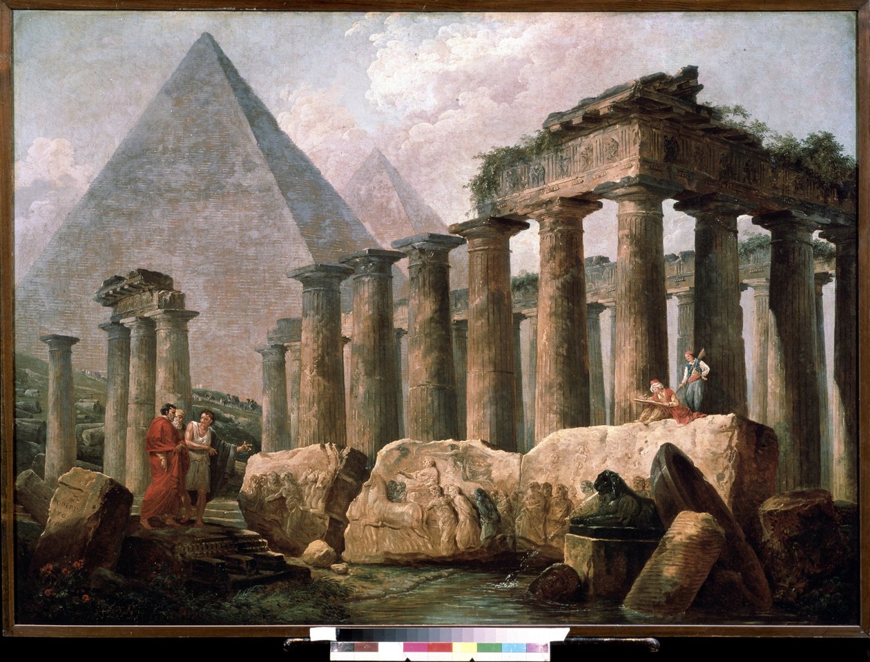 Nieznany obraz autorstwa Hubert Robert