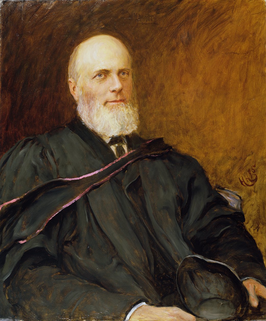 Alfred Robinson, ekonom New College (olej na płótnie) autorstwa Hubert von Herkomer
