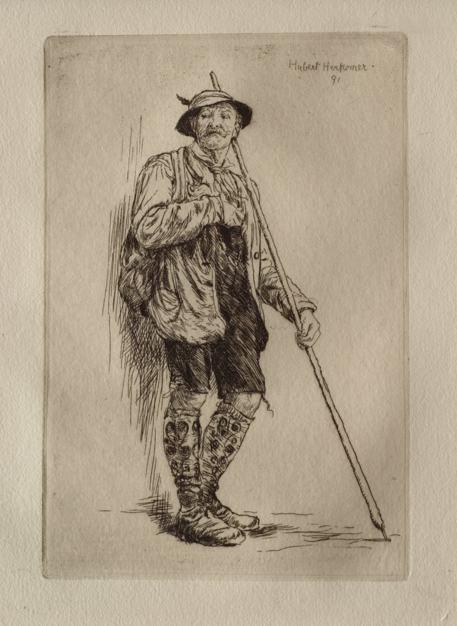 Bawarski chłop autorstwa Hubert von Herkomer