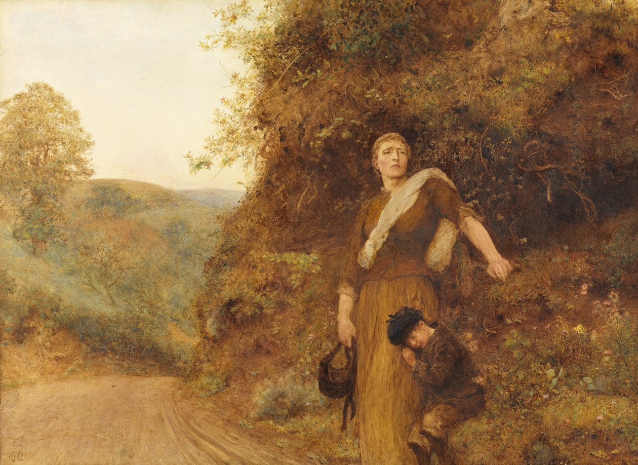 Hagar, 1892 autorstwa Hubert von Herkomer