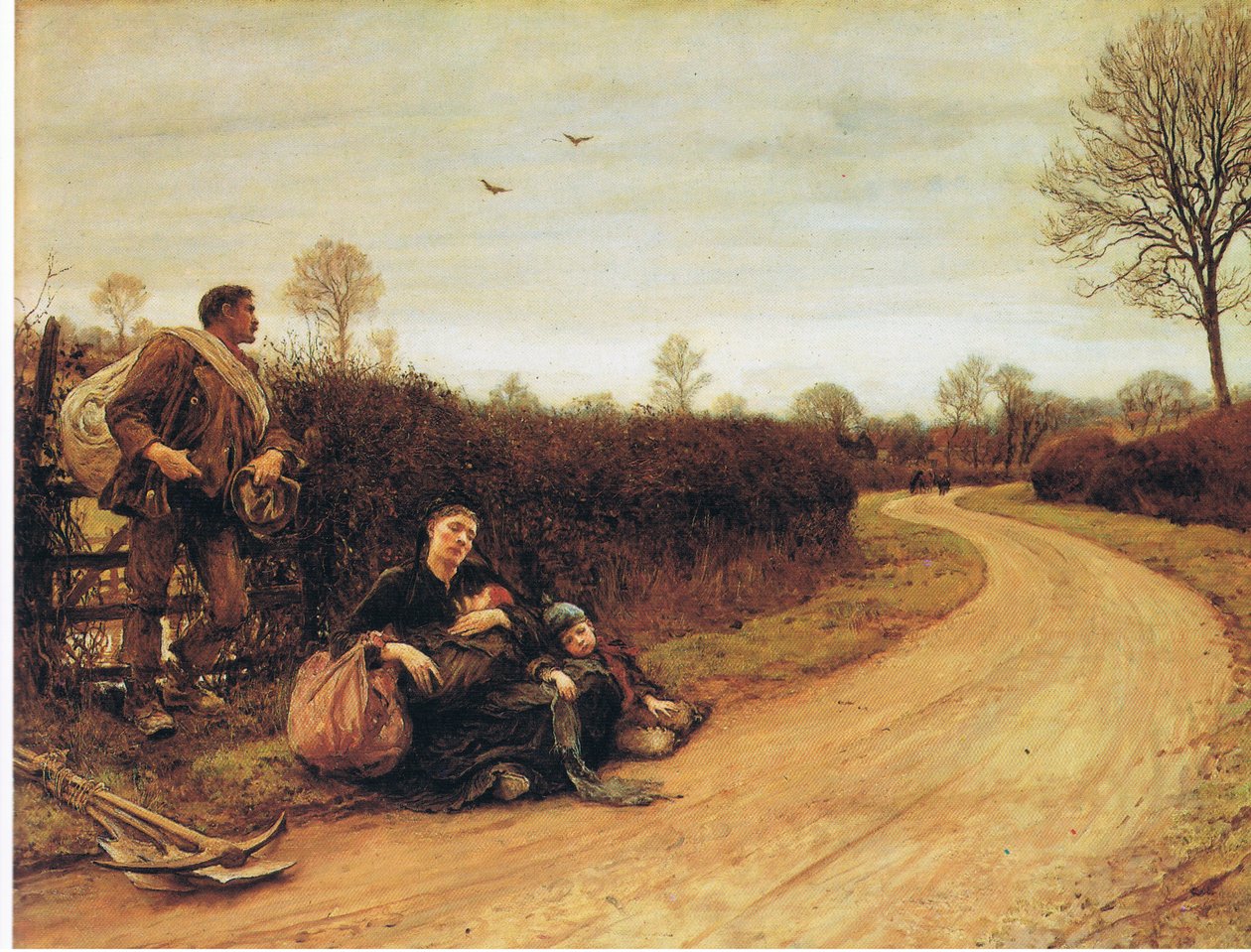 Trudne czasy autorstwa Hubert von Herkomer