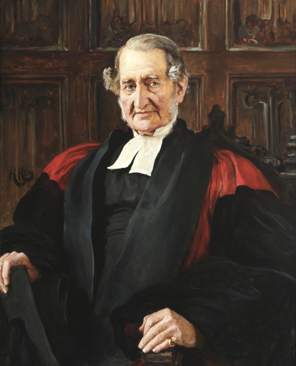 James Edwards Sewell autorstwa Hubert von Herkomer