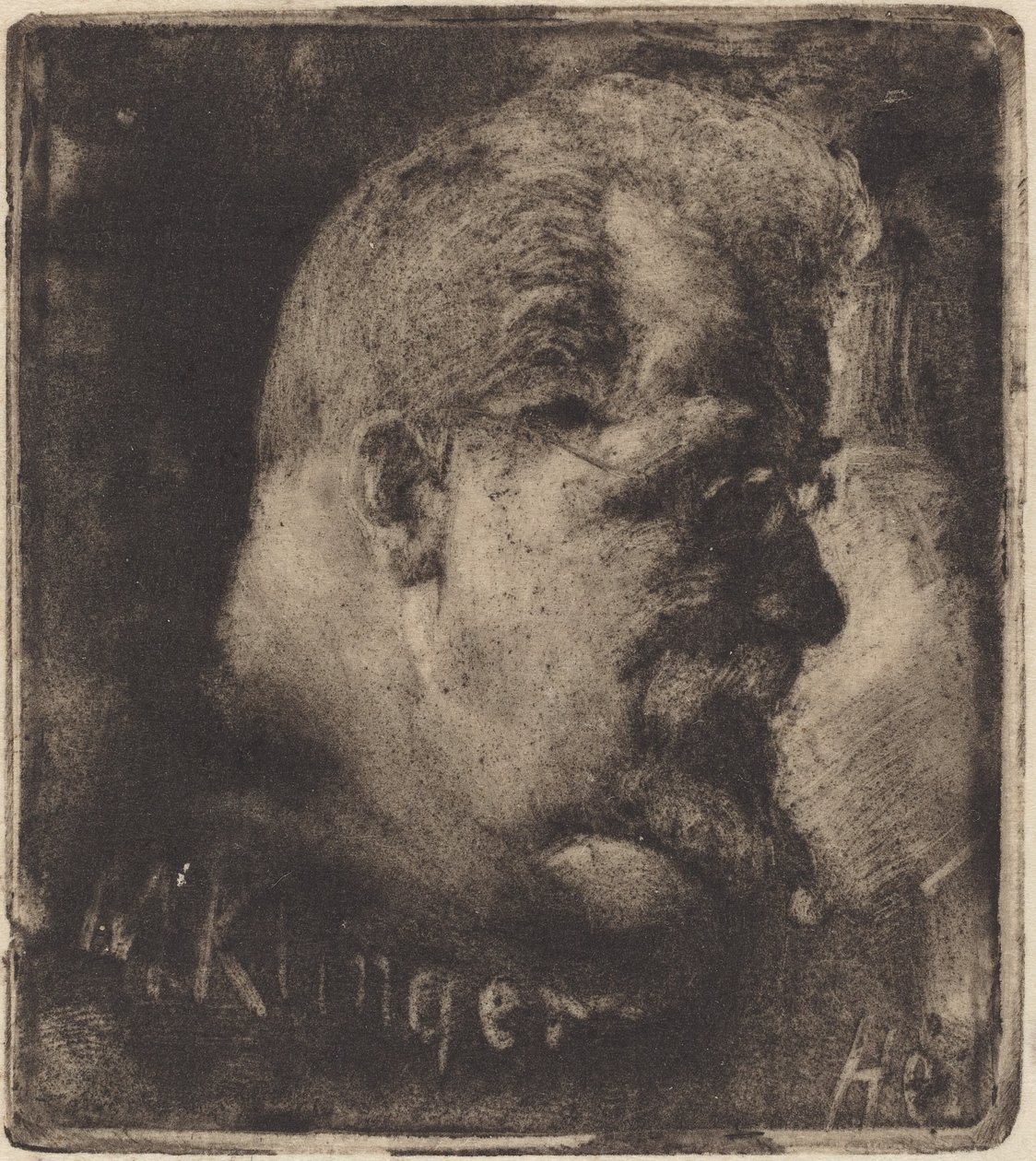 Max Klinger autorstwa Hubert von Herkomer