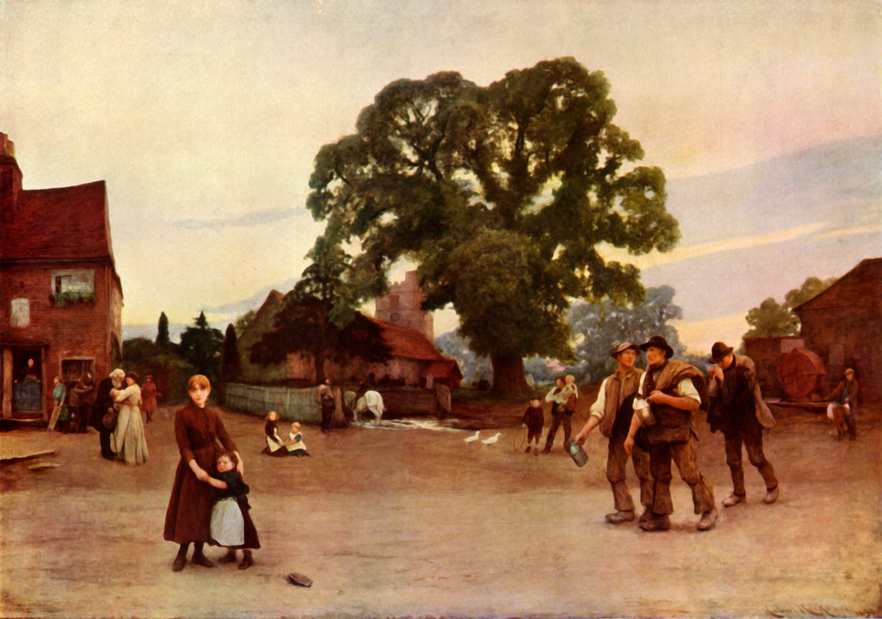 Nasza wieś, ok. 1890, 1936. autorstwa Hubert von Herkomer