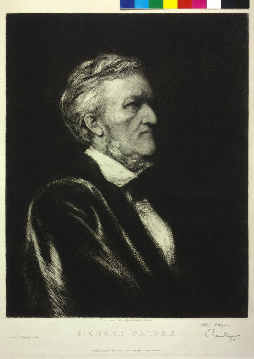 Richard Wagner autorstwa Hubert von Herkomer