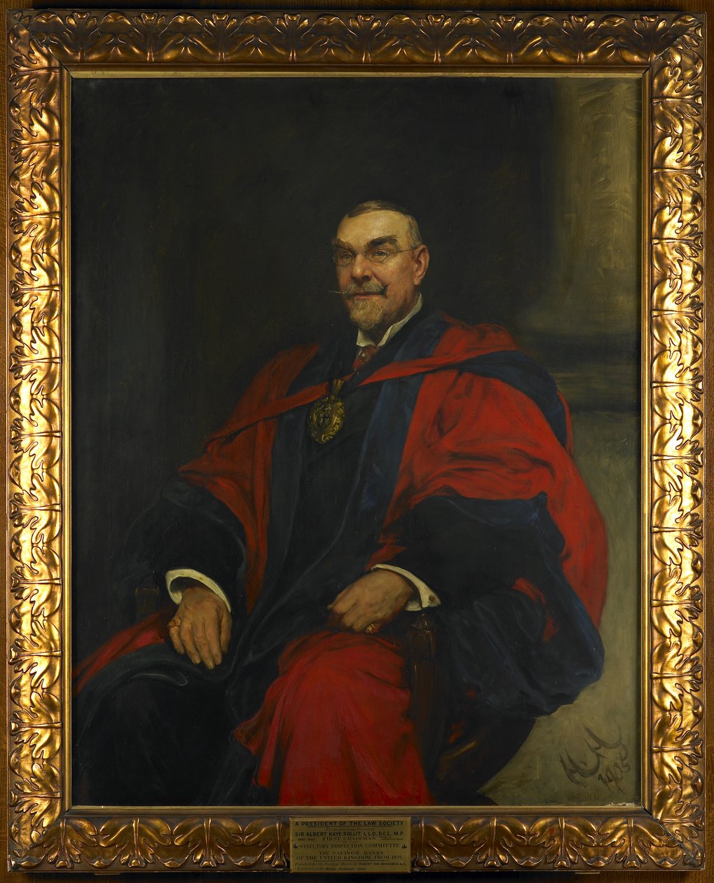 Sir Albert Rollit autorstwa Hubert von Herkomer