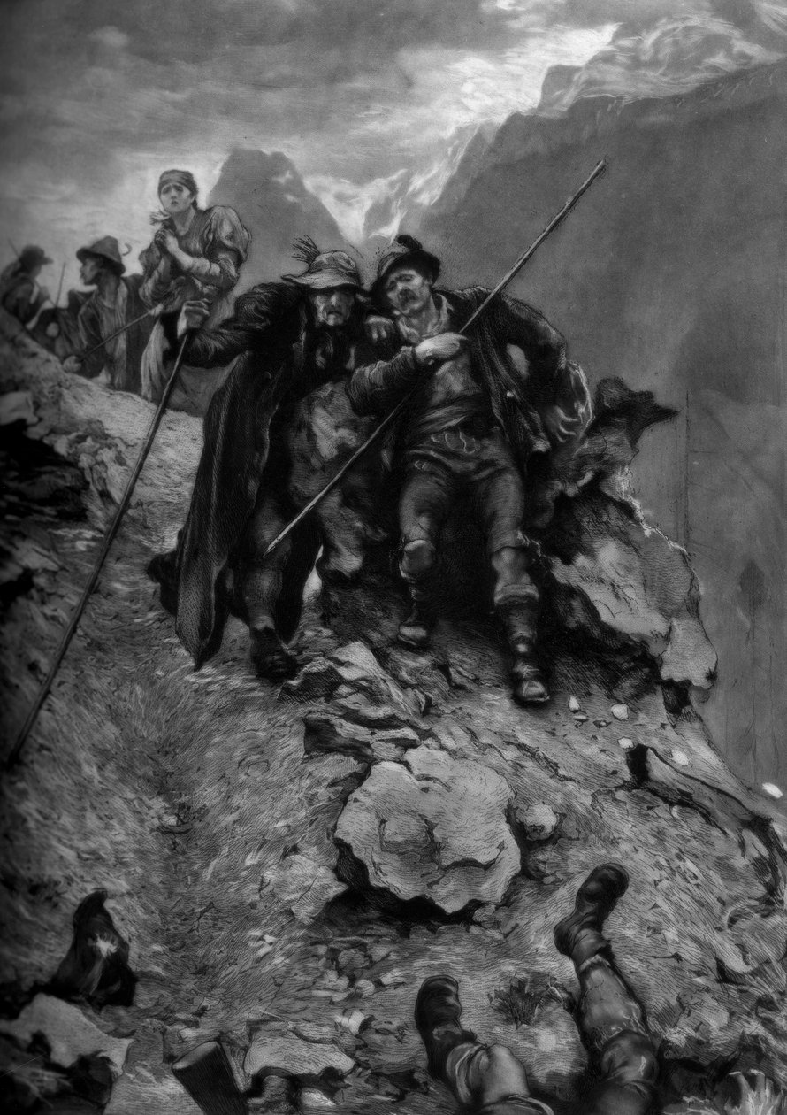 Los kłusowników, 1879 c1880-1882. autorstwa Hubert von Herkomer