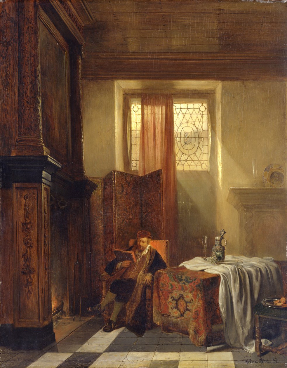 Filozof, 1844 autorstwa Hubertus van Hove