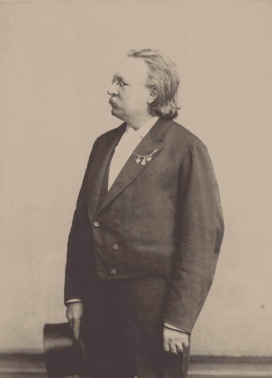 Portret organisty i kompozytora Edmunda Kretschmera 1830-1908. autorstwa Höffert