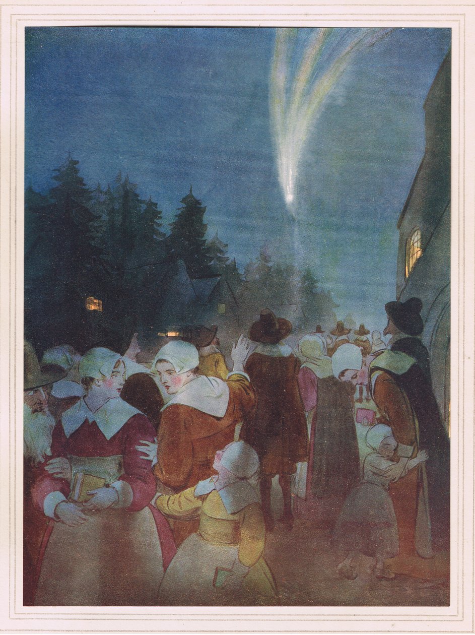 Płonąca włócznia... na nocnym niebie autorstwa Hugh Thomson
