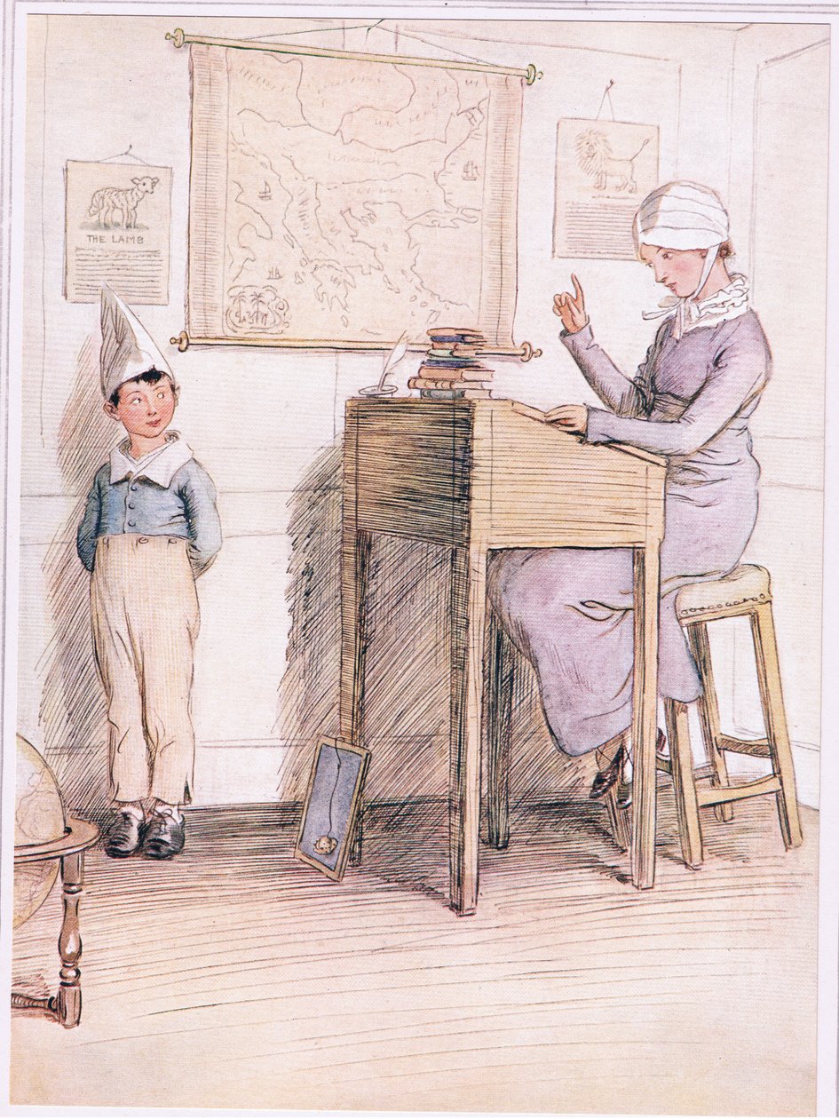 Nieszczęśliwy chłopcze, wstydzisz się siebie. autorstwa Hugh Thomson