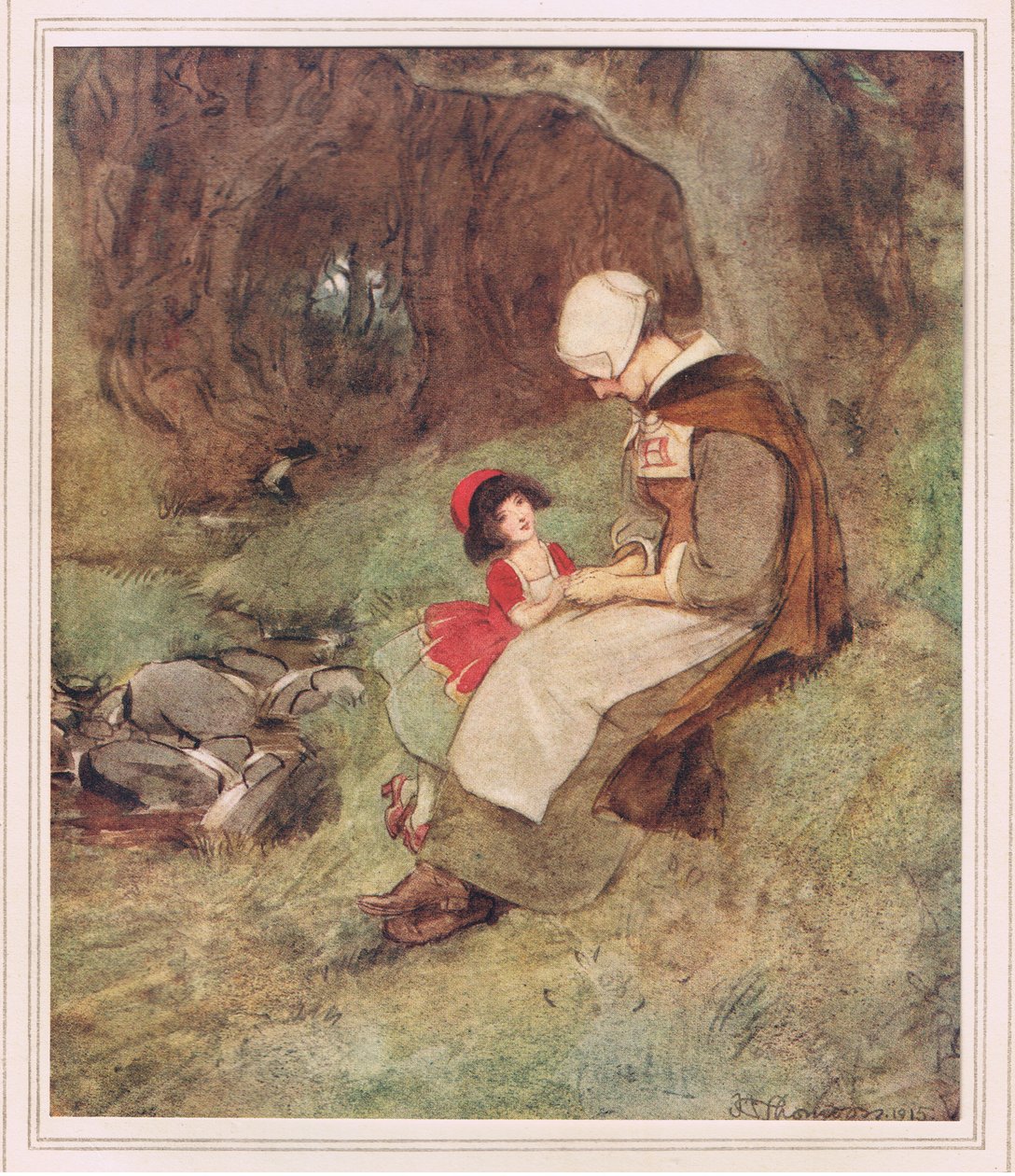 Co mówi ten smutny strumyk, Matko autorstwa Hugh Thomson