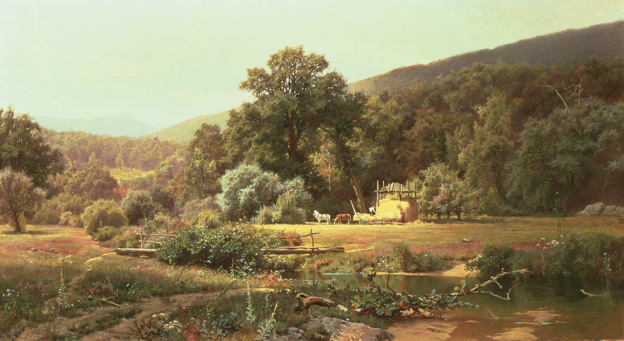 Lato w Blue Ridge, 1874 autorstwa Hugh Bolton Jones