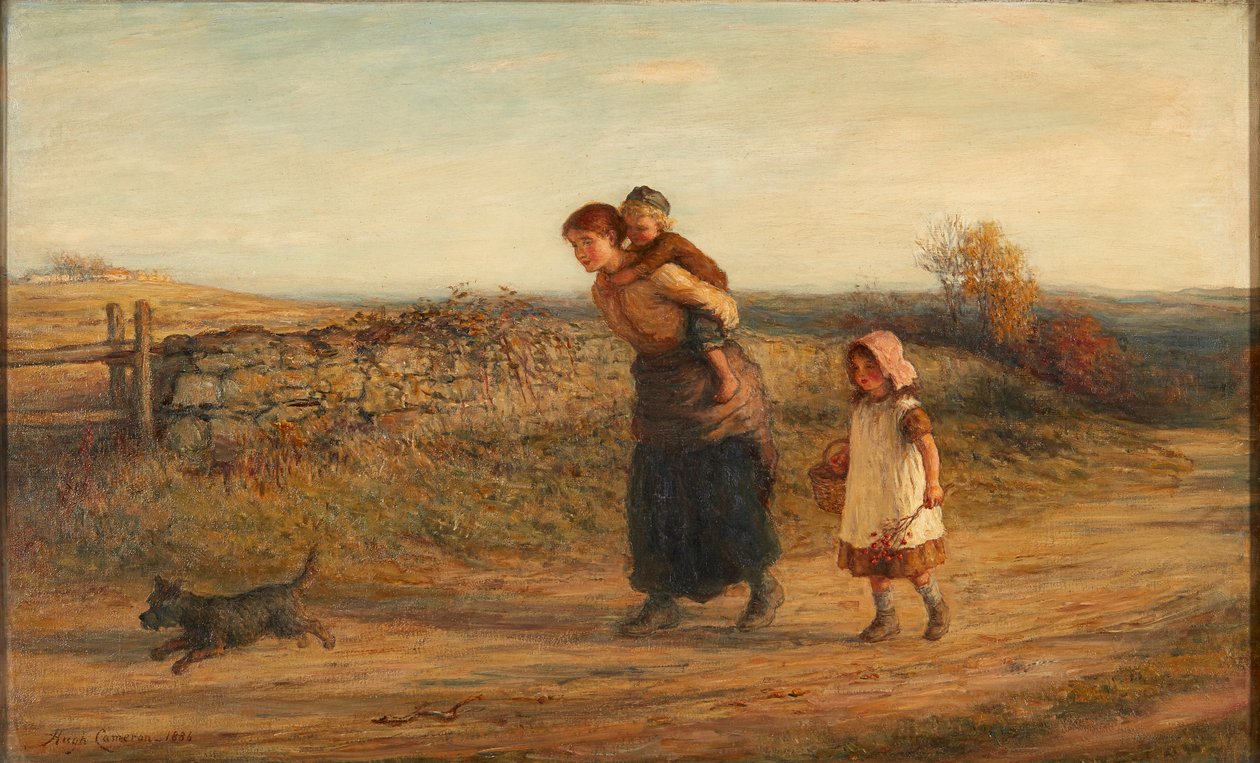 Rustykalna Radość (olej na płótnie) autorstwa Hugh Cameron