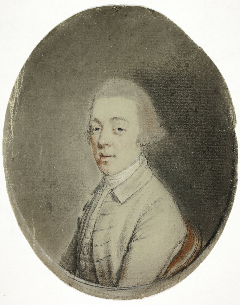 Portret mężczyzny autorstwa Hugh Douglas Hamilton