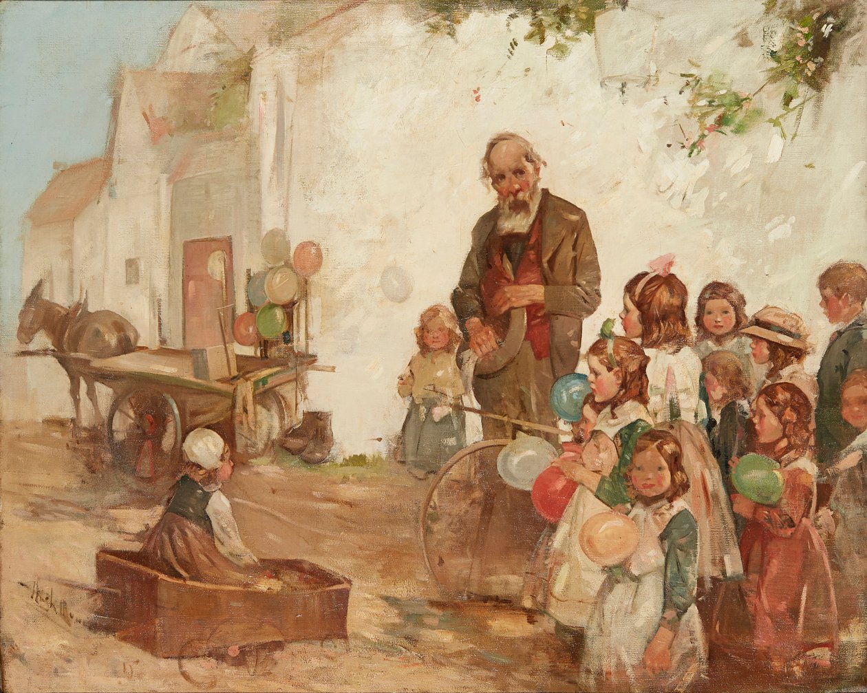 Gundy Man (olej na płótnie) autorstwa Hugh Munro
