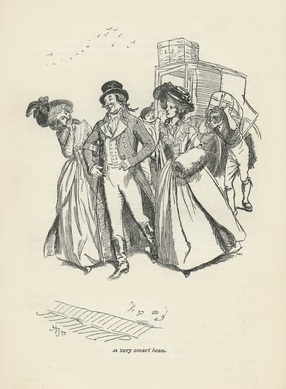 Bardzo mądry kawaler, 1896 autorstwa Hugh Thomson
