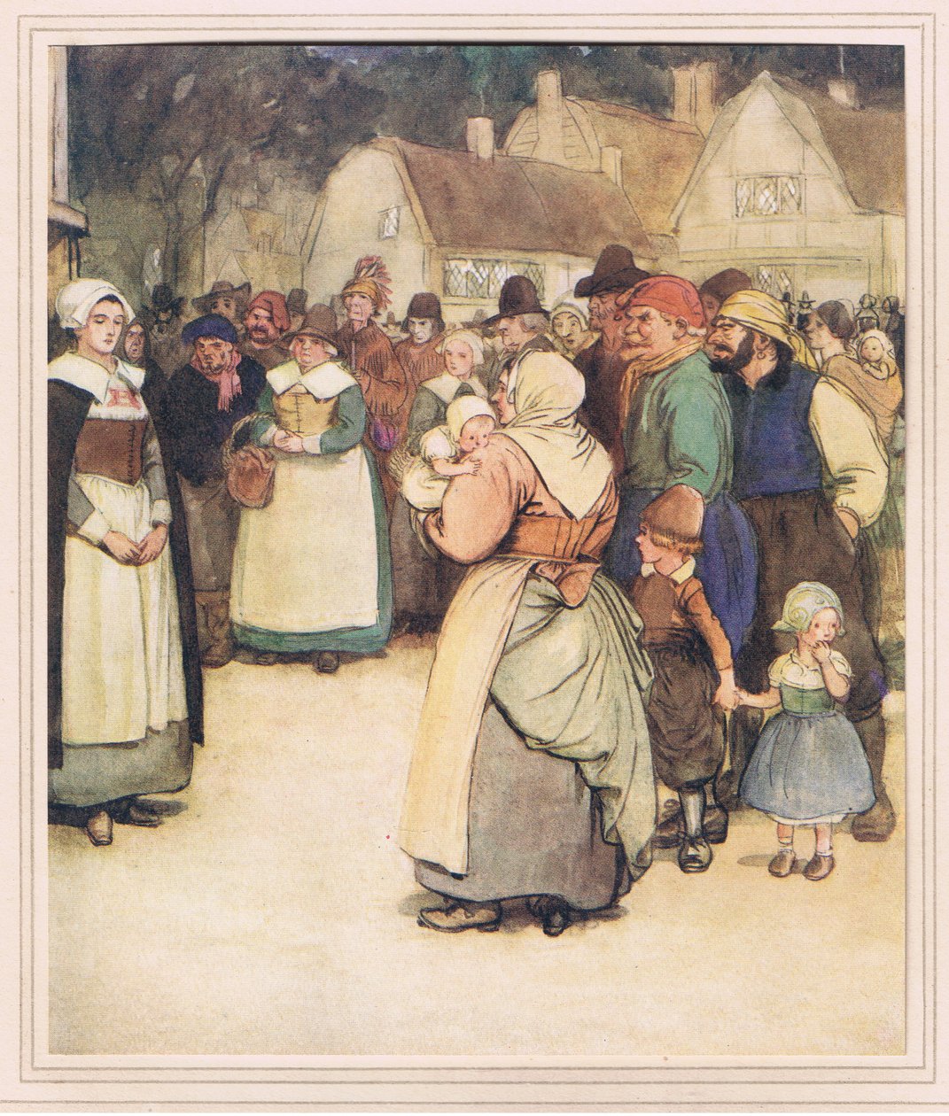 Hester u stóp szafotu autorstwa Hugh Thomson