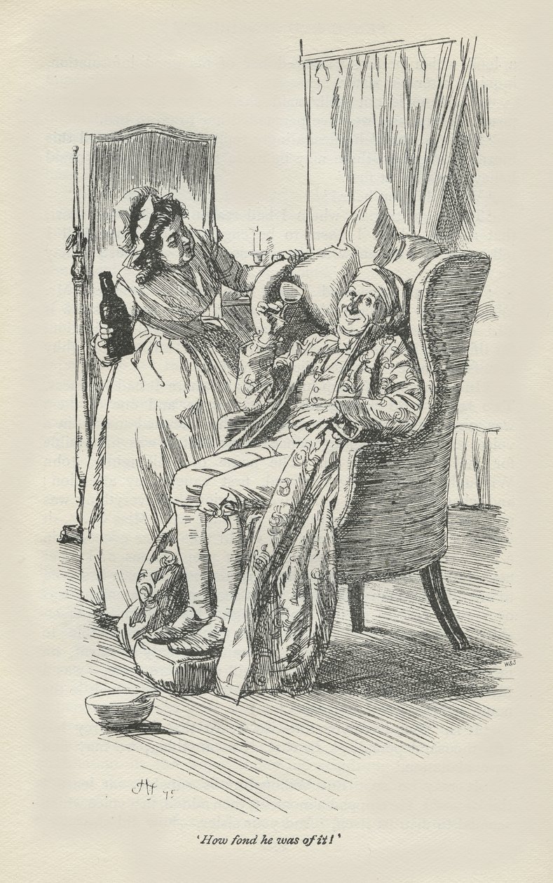 Jak się z tego dowiedział, 1896 autorstwa Hugh Thomson