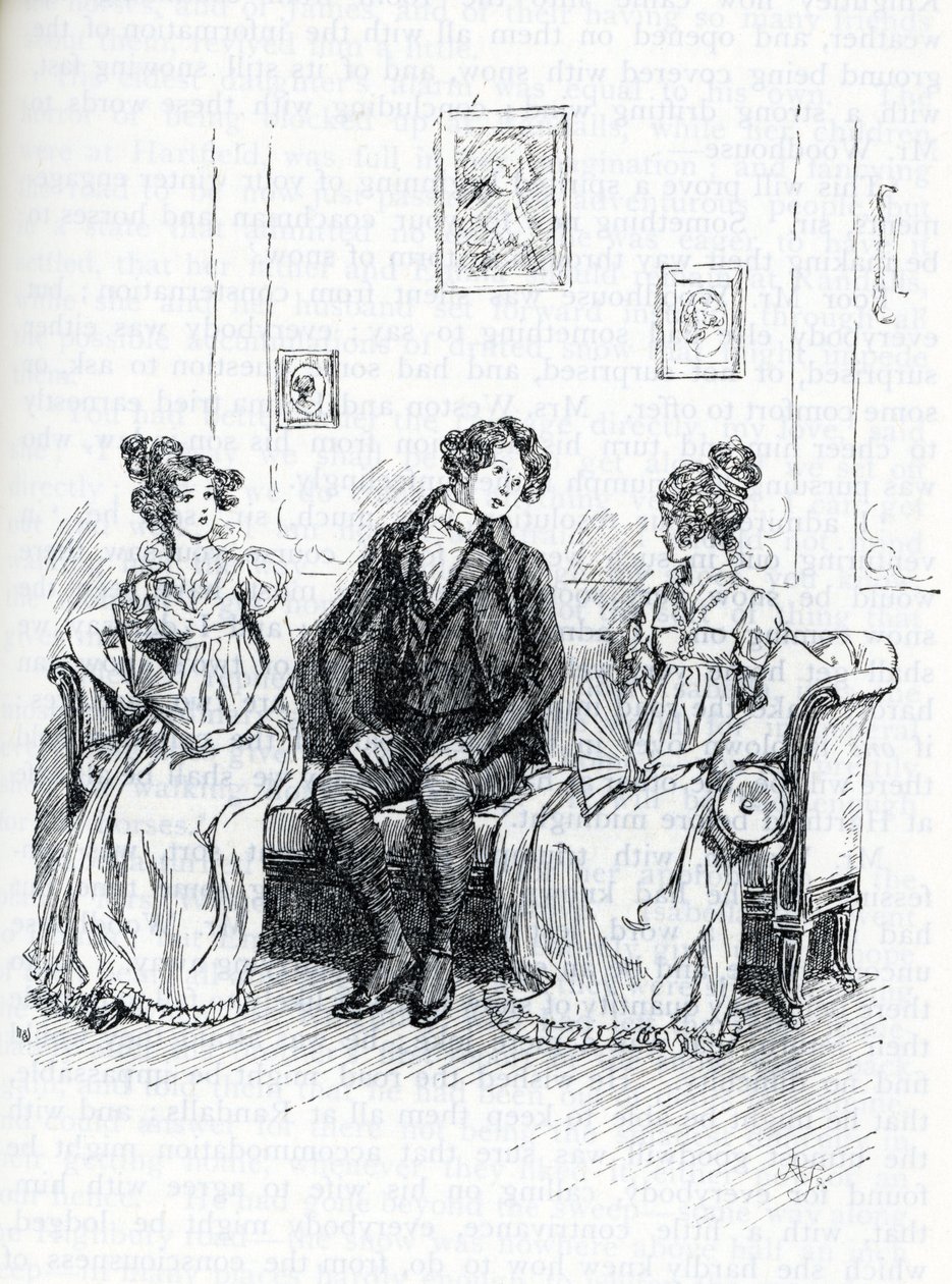 Ilustracja do „Emmy” Jane Austen (ilustracja) autorstwa Hugh Thomson
