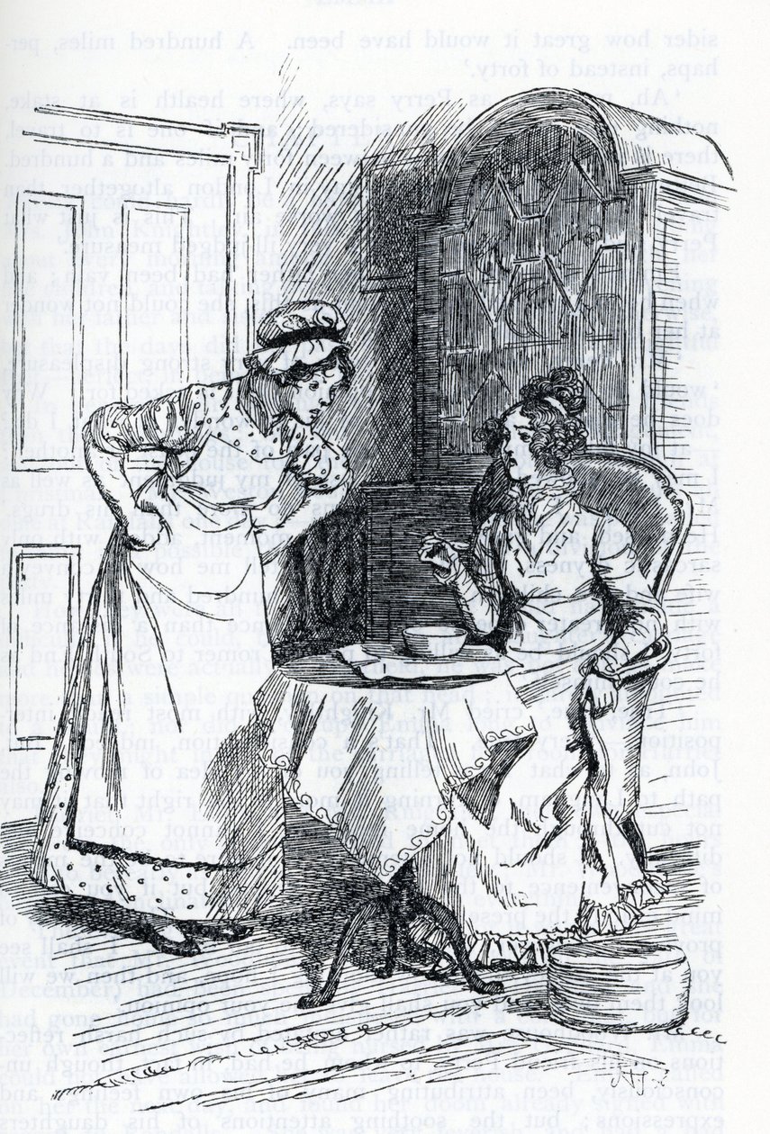 Ilustracja do „Emmy” Jane Austen (ilustracja) autorstwa Hugh Thomson