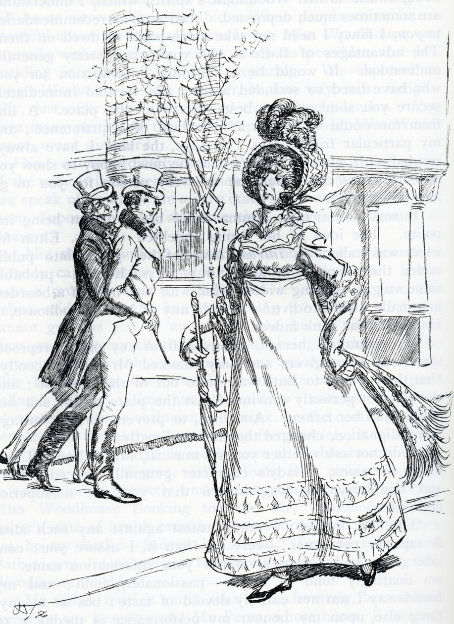 Ilustracja do „Emmy” Jane Austen (ilustracja) autorstwa Hugh Thomson