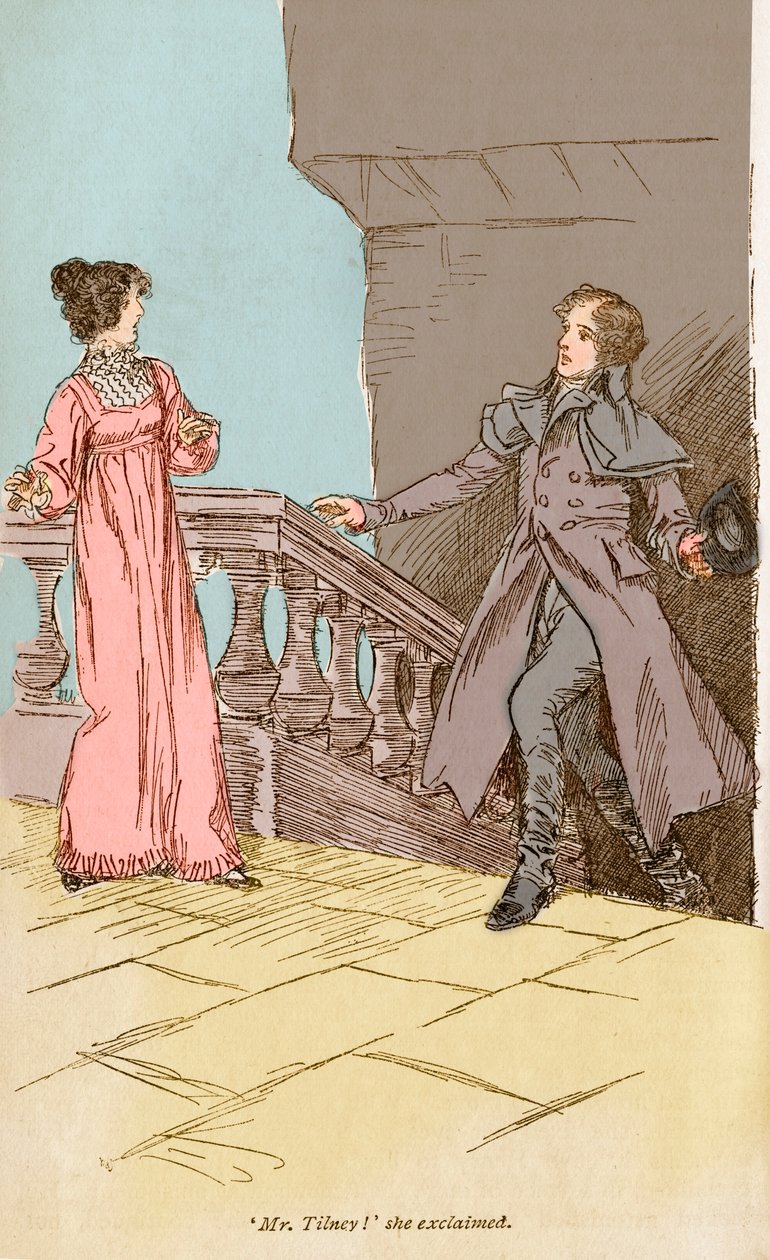 Opactwo Jane Austen Northanger autorstwa Hugh Thomson