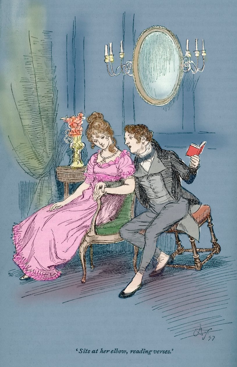 Opactwo Jane Austen Northanger autorstwa Hugh Thomson