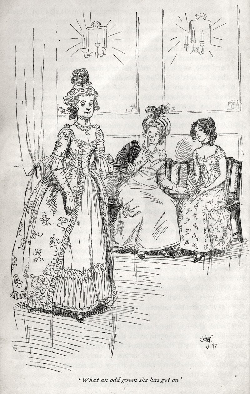 Powieść Jane Austen „Opactwo Northanger” - autorstwa Hugh Thomson
