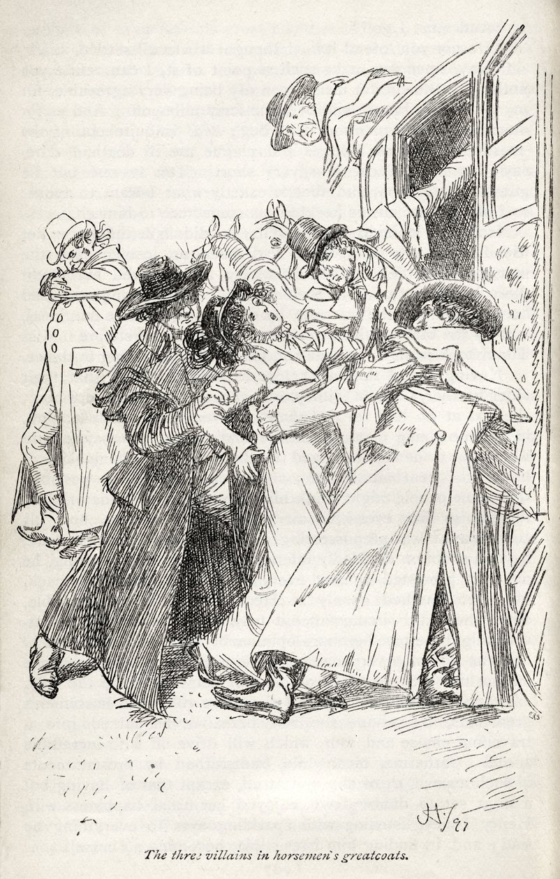 Powieść Jane Austen „Opactwo Northanger” - autorstwa Hugh Thomson