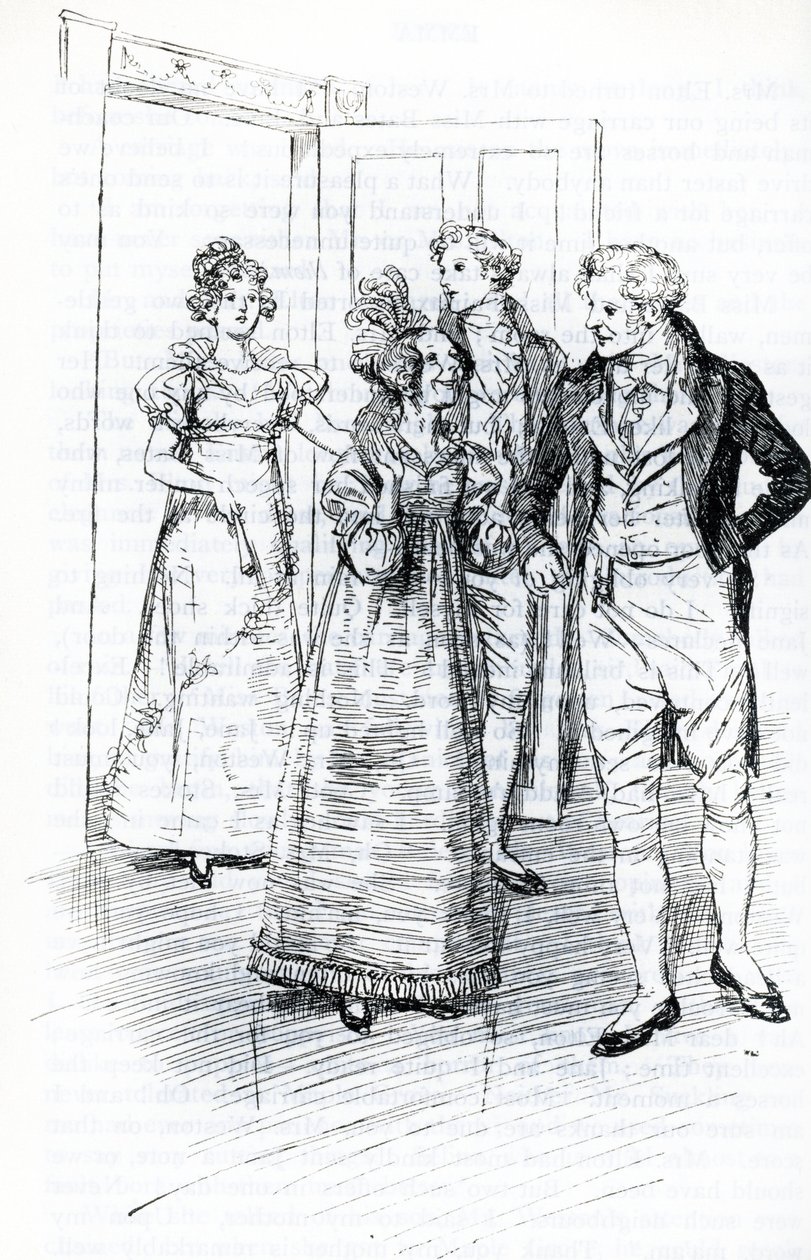 „Bal w gospodzie Crown” (ilustracja) autorstwa Hugh Thomson