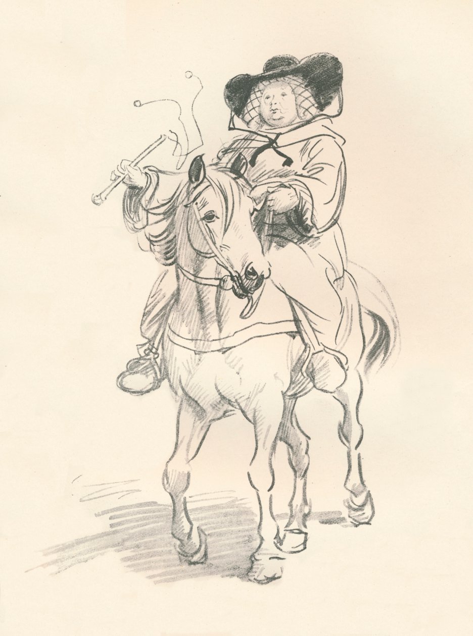 Wstępny szkic do Żony z Łaźni, c1917 autorstwa Hugh Thomson