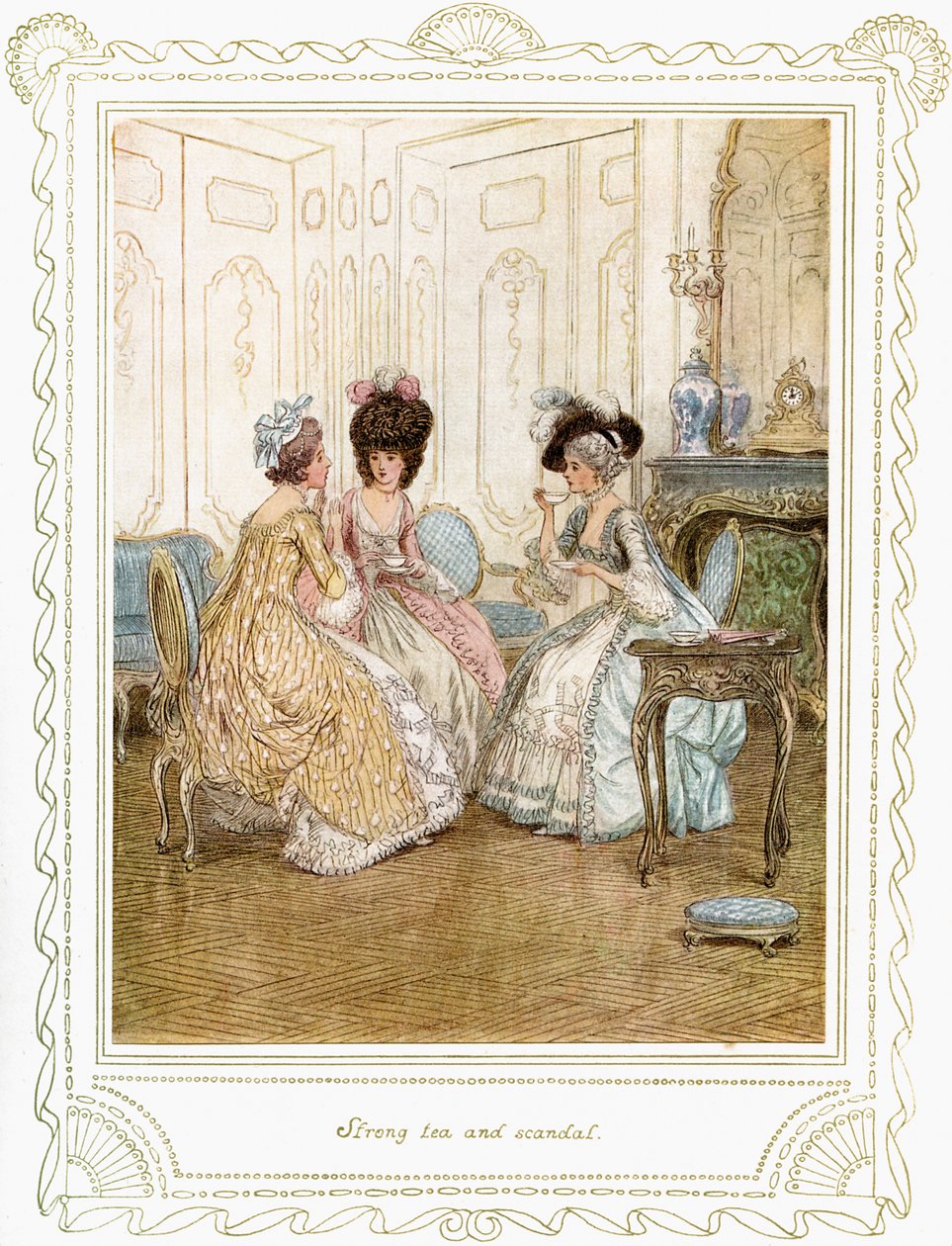 „Szkoła skandalu” Richarda Brinsleya Sheridana autorstwa Hugh Thomson