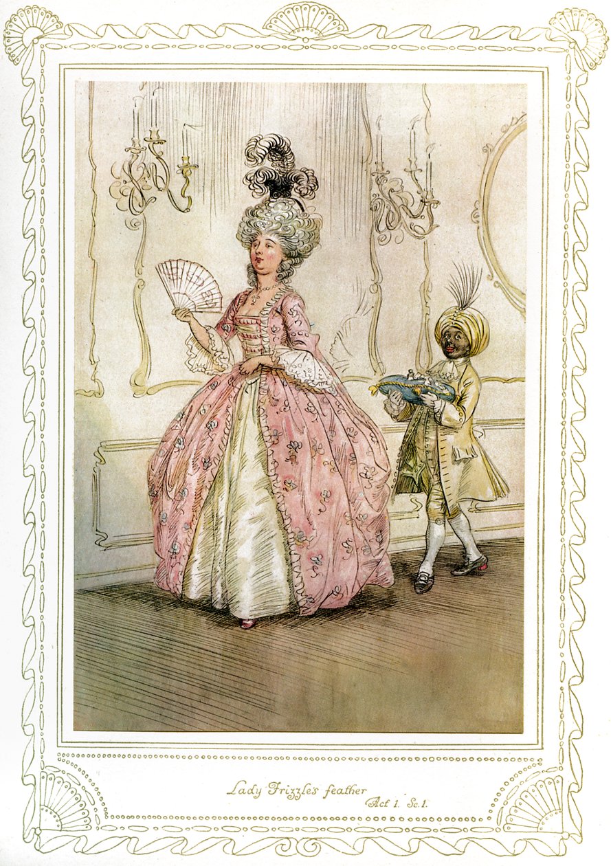 „Szkoła skandalu” Richarda Brinsleya Sheridana autorstwa Hugh Thomson
