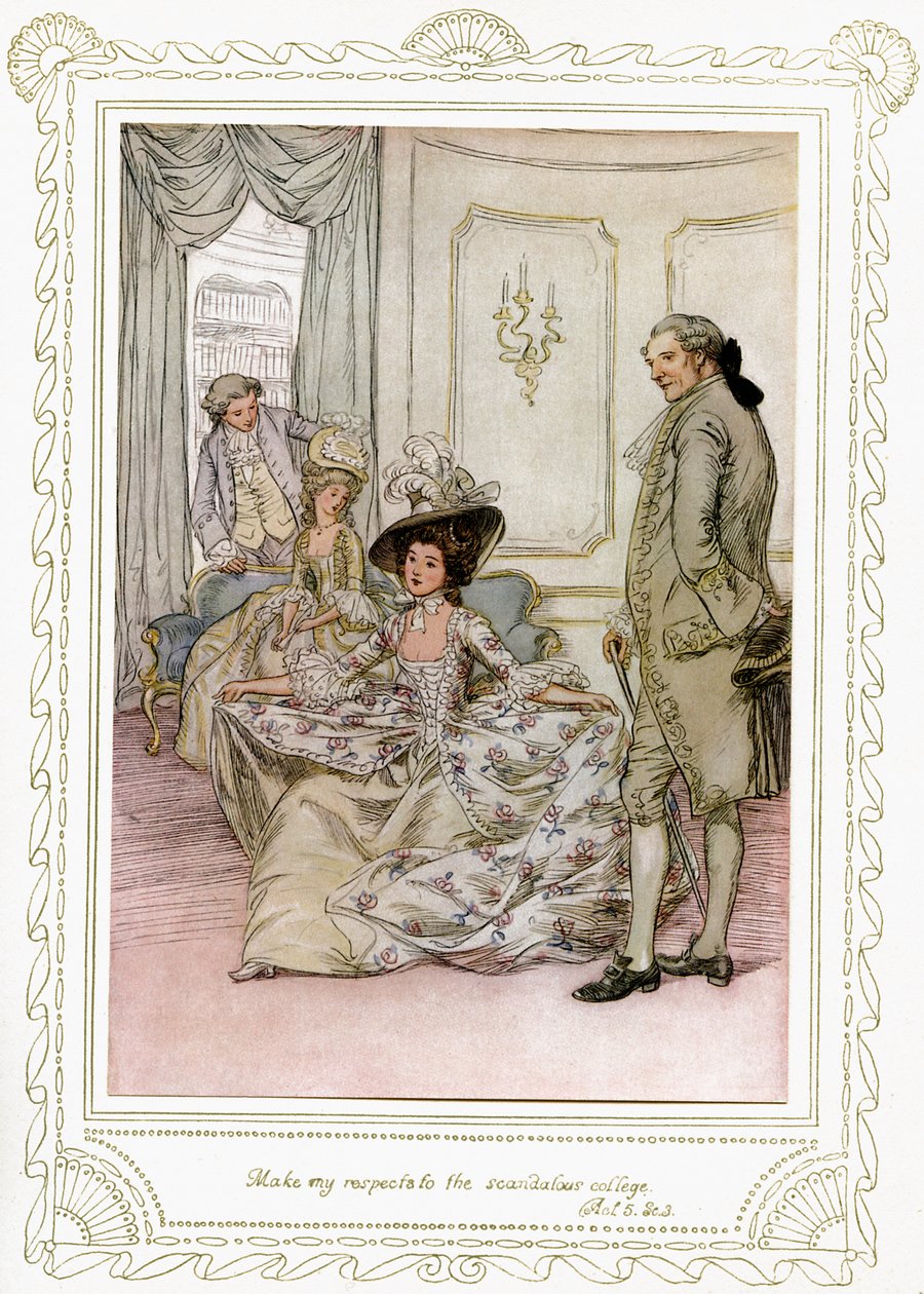 Sztuka Richarda Brinsleya Sheridana autorstwa Hugh Thomson