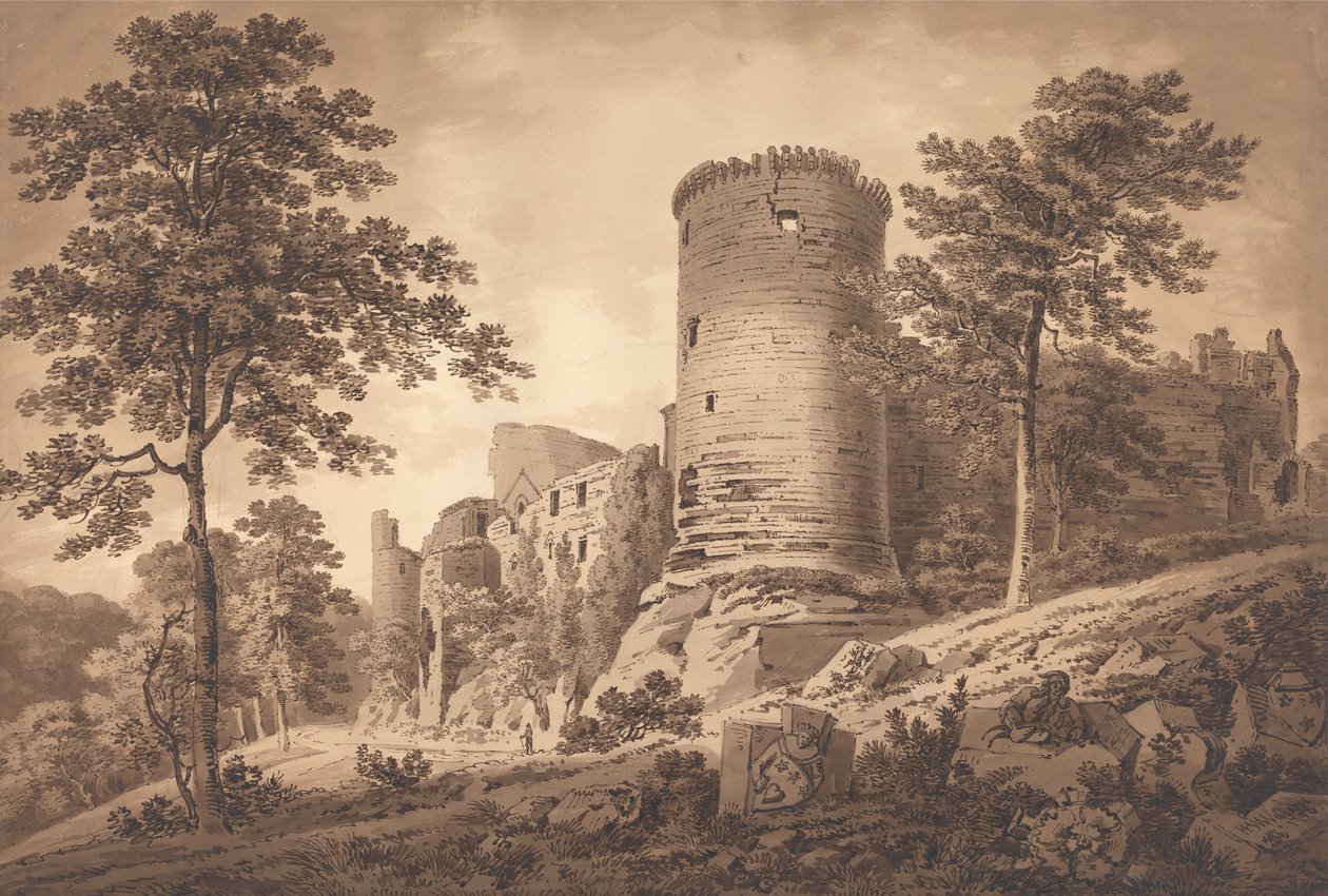 Zamek Bothwell, Lanarkshire autorstwa Hugh William Grecian Williams