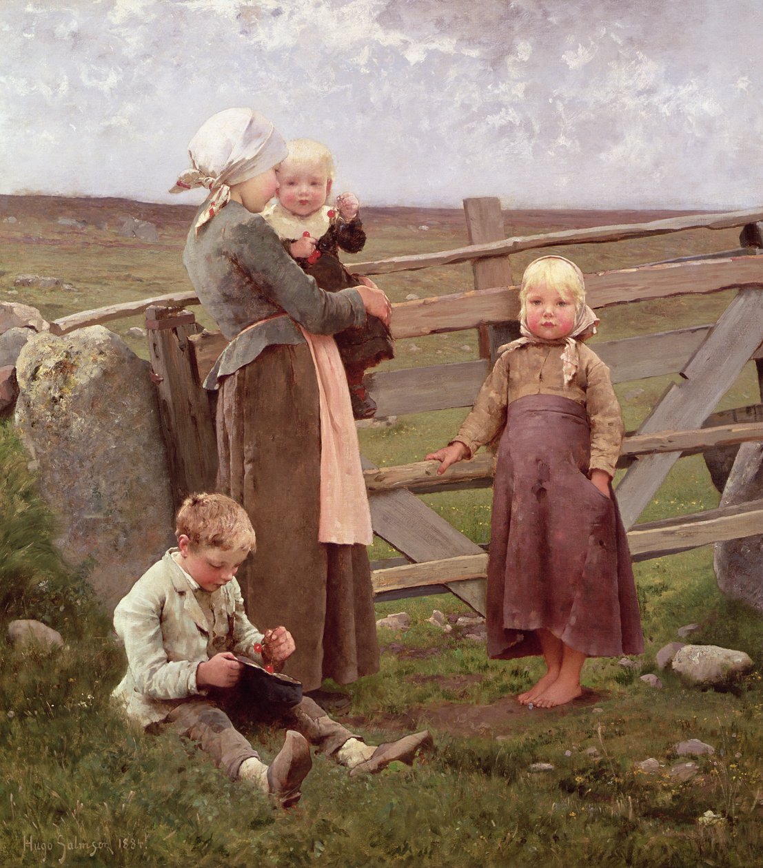 Brama Dalby, Skania, 1884 autorstwa Hugo Salmson
