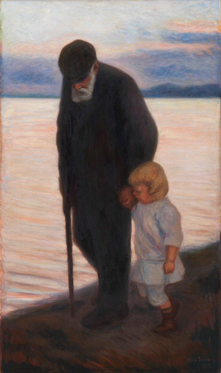 Miejsca wieczorneAngielski: Towards the EveningnSvenska: Mot kvalln autorstwa Hugo Simberg