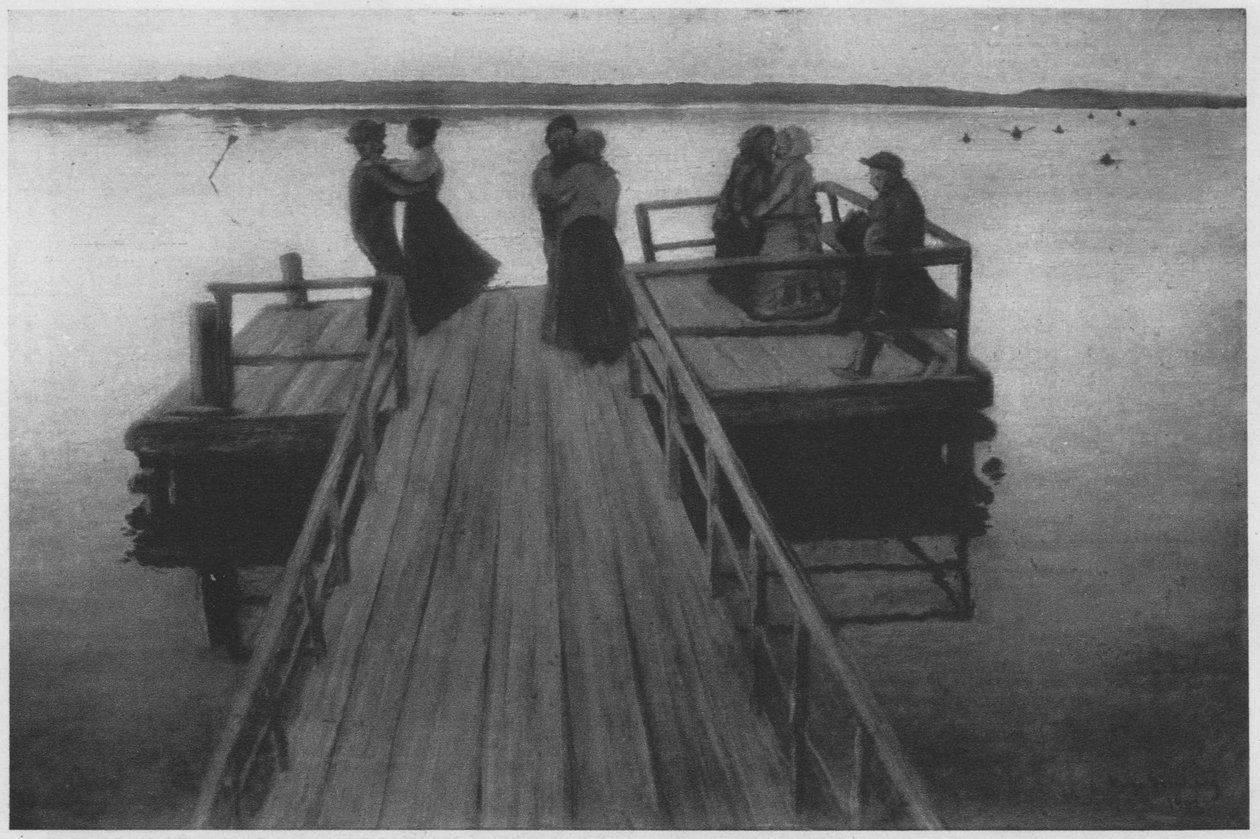 Taniec na podeście. Opis według źródeł autorstwa Hugo Simberg