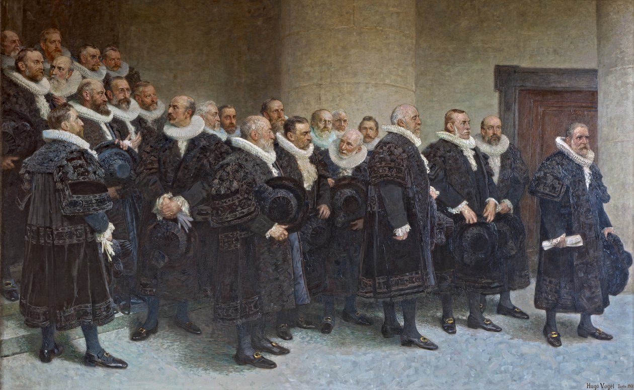 Senat wprowadza się do nowego ratusza 26 października 1897 r. autorstwa Hugo Vogel