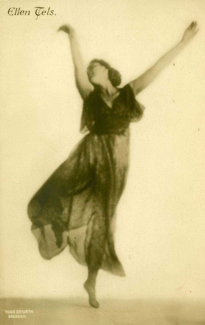 Ellen Tels / Fotopostkarte autorstwa Hugo Erfurth