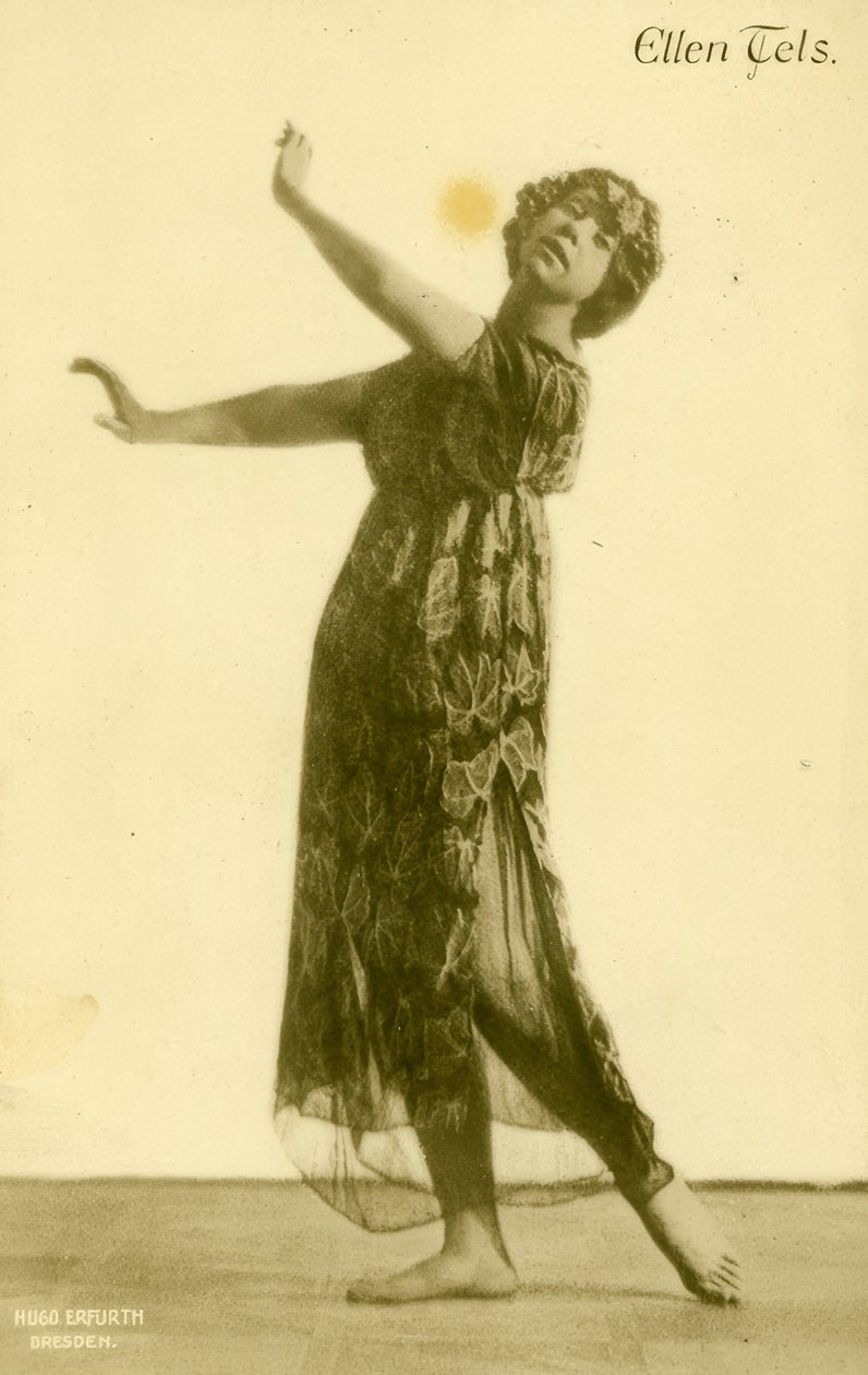 Ellen Tels / Fotopostkarte autorstwa Hugo Erfurth