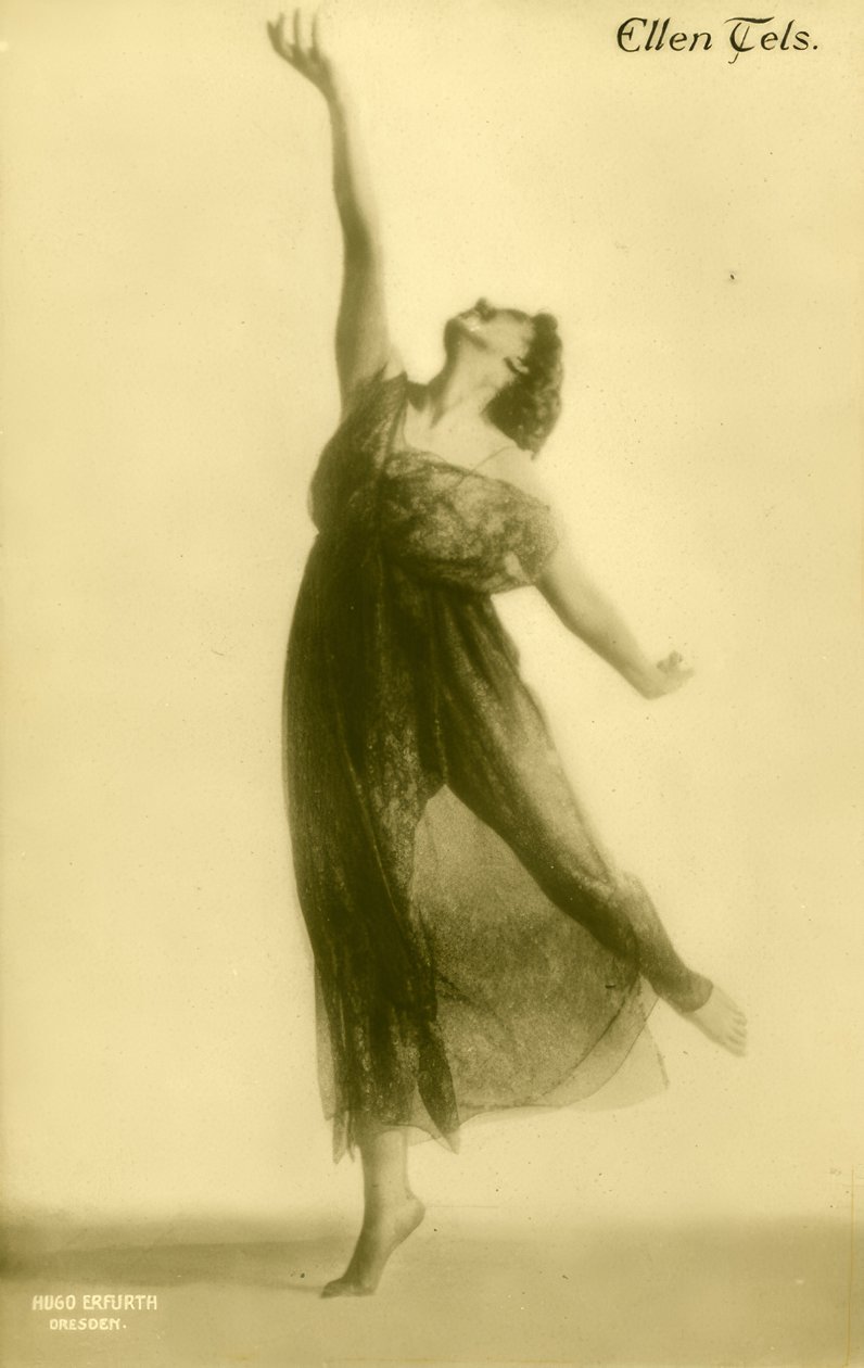 Ellen Tels / Fotopostkarte autorstwa Hugo Erfurth
