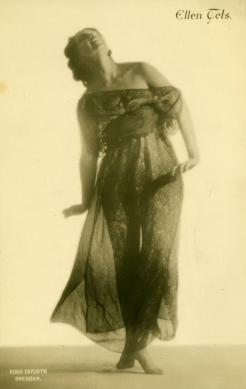 Ellen Tels / Fotopostkarte autorstwa Hugo Erfurth