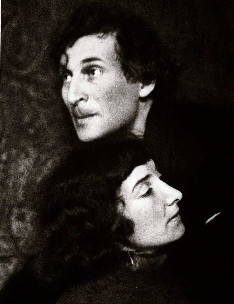 Marc i Bella Chagall (zdjęcie w sepii) autorstwa Hugo Erfurth