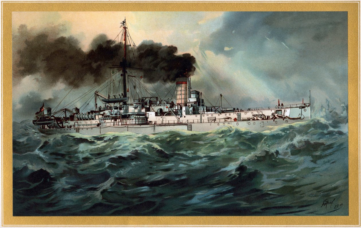 ŚM Pancernik Baden autorstwa Hugo Graf